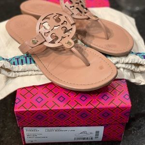 Size 8 Tory Burch Miller Sandals.